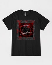 Load image into Gallery viewer, Black & Red Rose Graphic Tee