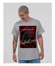 Load image into Gallery viewer, Black & Red Rose Graphic Tee