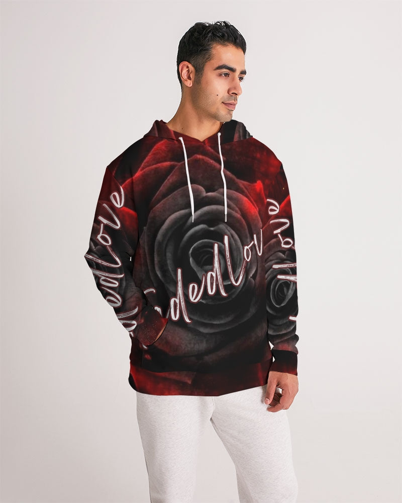 Black & Red Rose Hoodie